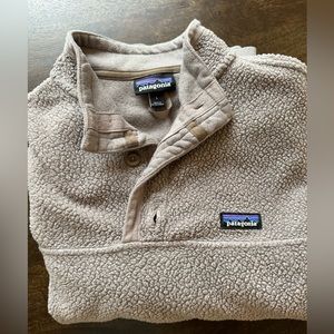 Men’s size L Patagonia Fleece Pullover in Tan / Taupe